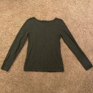 J Crew olive long sleeve tshirt size medium